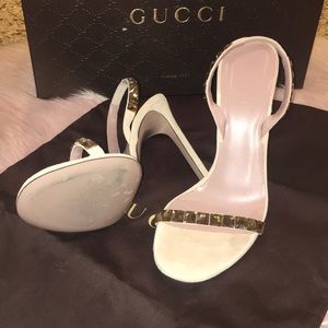 nude gucci sandals